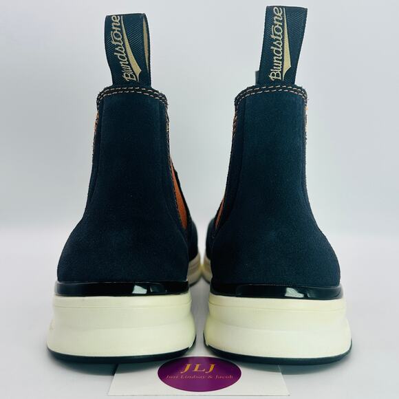 Blundstone Men's 2147 Suede Blue Leather Pull On Chelsea Boots 9 UK/ US 10 - Picture 6 of 12